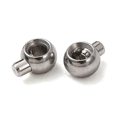 304 Stainless Steel Crimp Beads STAS-A151-05P-1
