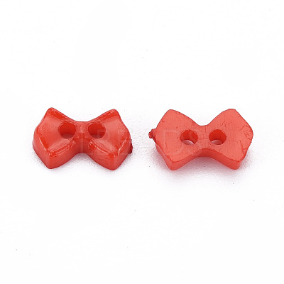 2-Hole Plastic Buttons BUTT-N018-028-04-1