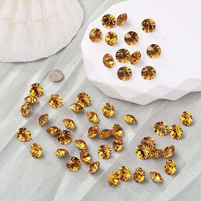 Preciosa&reg MAXIMA Crystal Round Stones Y-PRC-RBSS29-10070-1