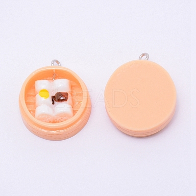 Resin Pendants RESI-TA0004-01B-1