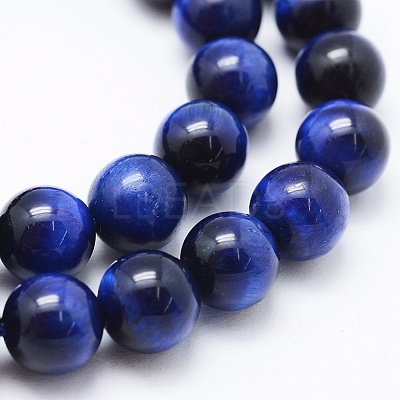 Natural Tiger Eye Beads Strands X-G-F561-8mm-B02-1