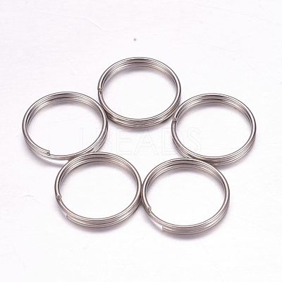 Tarnish Resistant 304 Stainless Steel Split Rings STAS-F117-33P-1