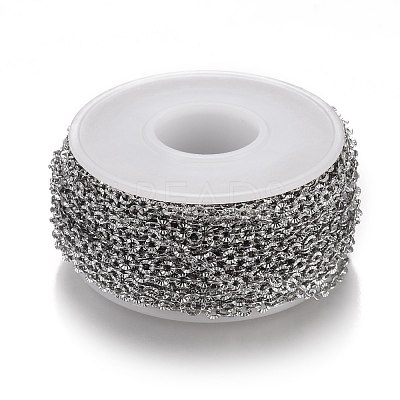 Tarnish Resistant 304 Stainless Steel Cable Chains CHS-A006-02B-P-1
