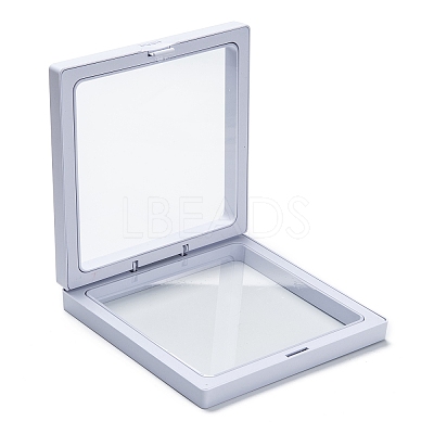 Square Transparent PE Thin Film Suspension Jewelry Display Box CON-D009-01C-05-1