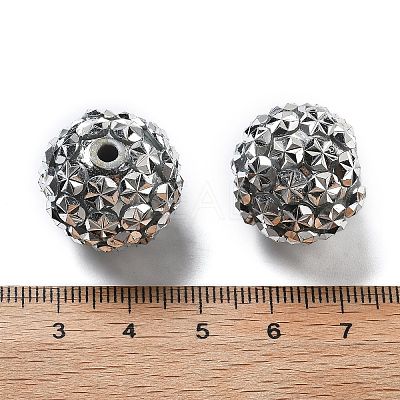 Acrylic Rhinestone Ball Beads OACR-A035-01C-1