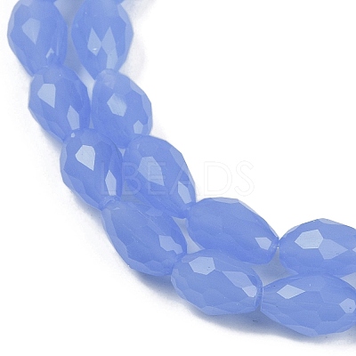 Electroplate Imitation Jade Glass Beads Strands EGLA-N013-J4mm-D06-1