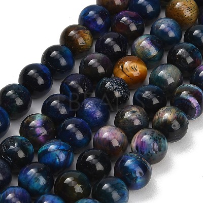 Natural Tiger Eye Beads Strands LS-G-F591-18-10mm-09-1