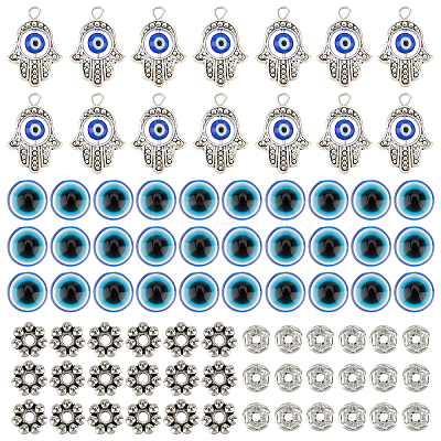 DIY Evil Eye Jewelry Kits DIY-NB0004-73AS-1