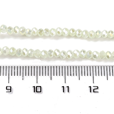 Baking Electroplate Glass Beads Strands X-DGLA-A039-J2MM-B17-1