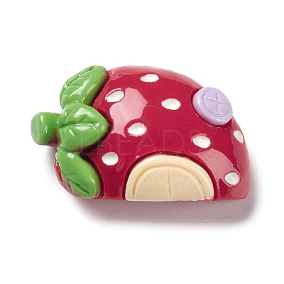 Opaque Resin Imitation Food Decoden Cabochons CRES-M016-02F-1