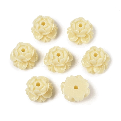 Synthetic Coral Carved Beads CORA-U002-C01-1