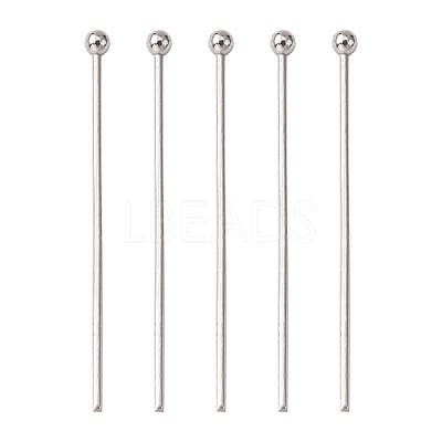 Tarnish Resistant 304 Stainless Steel Ball Head pins STAS-N017-02-30mm-1