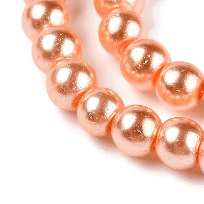 Baking Paint Glass Pearl Bead Strands HY-Q003-3mm-33-1
