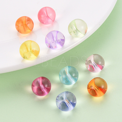 1-Hole Transparent Acrylic Buttons X-TACR-S154-50B-1