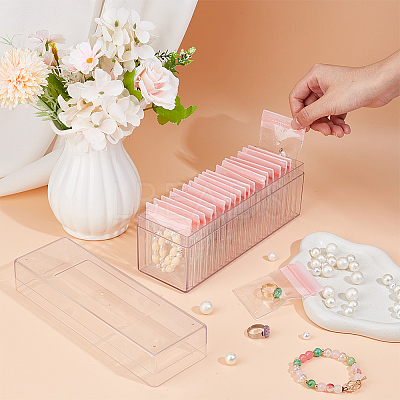 Transparent Acrylic Jewelry Storage Box Sets CON-WH0110-007B-1