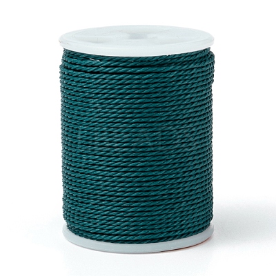 Round Waxed Polyester Cord X-YC-G006-01-1.0mm-35-1