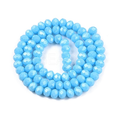 Electroplate Glass Beads Strands LS-EGLA-A044-P6mm-A08-1