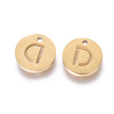 304 Stainless Steel Charms STAS-F227-11D-G-1