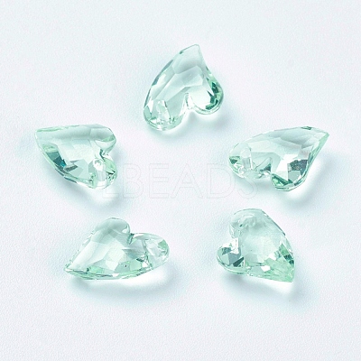 Transparent Acrylic Charms X-MACR-G055-11mm-M-1