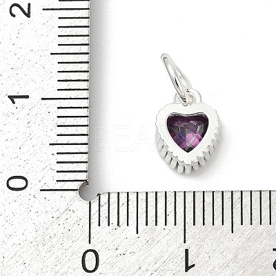 Brass Micro Pave Cubic Zirconia Pendants LS-KK-H204-01S-03-1