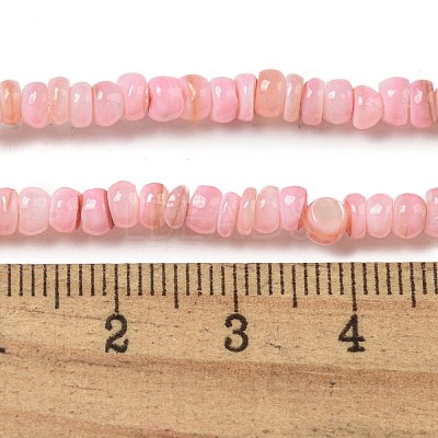 Dyed Natural Freshwater Shell Beads Strands BSHE-G039-07D-1