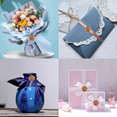 50Pcs Adhesive Wax Seal Stickers DIY-CP0006-08S-1