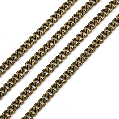 Iron Cuban Link Chains CH-R013-7x5.5mm-AB-NF-1
