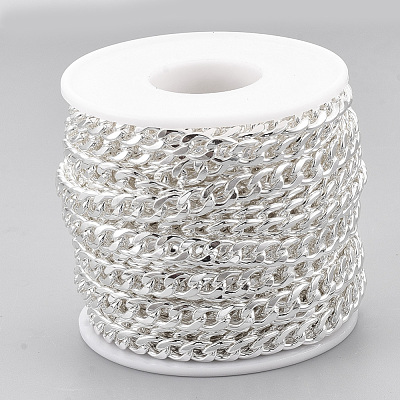 304 Stainless Steel Cuban Link Chains CHS-T002-03C-1