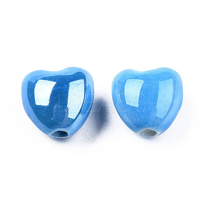 Glazed Porcelain Beads PORC-T007-21-06-1