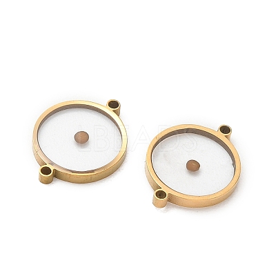 304 Stainless Steel & Mustard Seed Connector Charms SA-CBA5608-04G-1