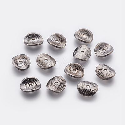 Tibetan Style Wavy Spacer Beads LS-TIBEP-A11067-B-FF-1