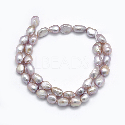 Natural Cultured Freshwater Pearl Beads Strands PEAR-K003-19B-1
