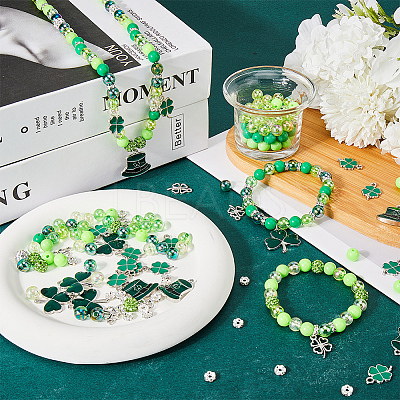 DIY Saint Patrick's Day Bracelet Making Kit DIY-SC0023-38-1