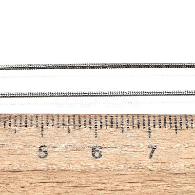 Tarnish Resistant 304 Stainless Steel Snake Chain Necklaces STAS-M174-019P-1