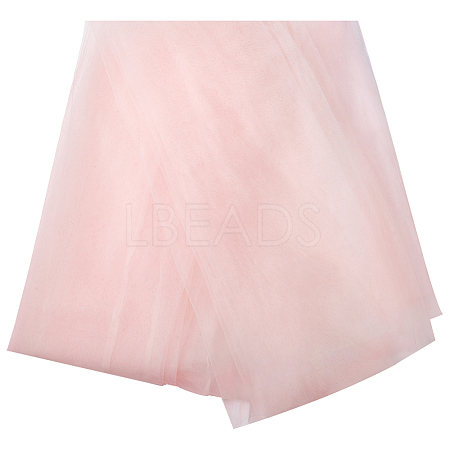 Nylon Mesh Lace Fabric SENE-WH0003-01-1