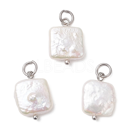Natural Nucleated Pearl Keshi Pendants PALLOY-JF04626-02-1