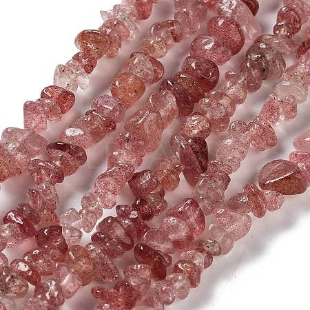 Natural Strawberry Quartz Beads Strands G-M205-94-1