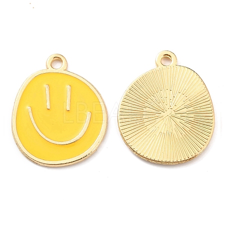 Alloy Enamel Pendants ENAM-D051-18G-02-1