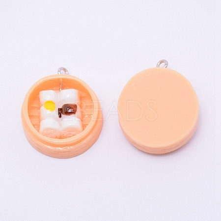 Resin Pendants RESI-TA0004-01B-1