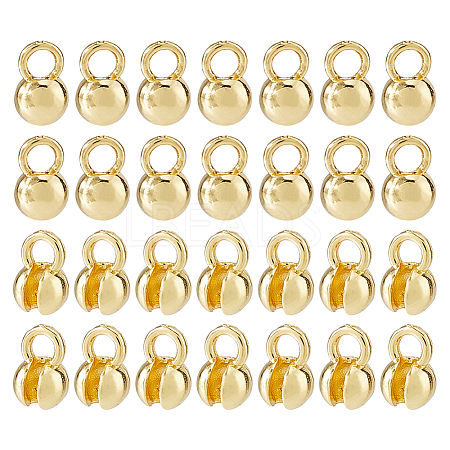 Brass Bead Tips KK-WH0108-57-1