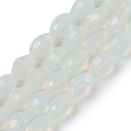 Electroplate Imitation Jade Glass Beads Strands EGLA-N013-J6mm-D02-1