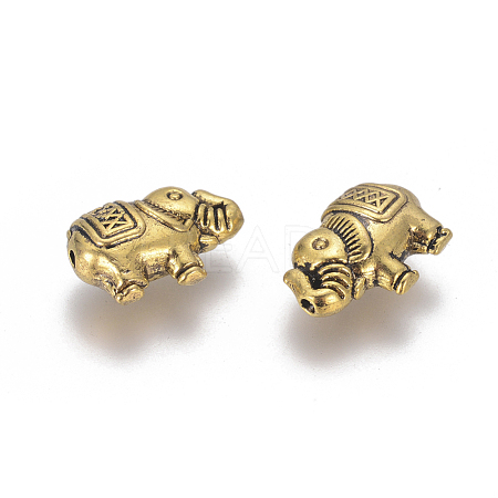 Tibetan Style Alloy Beads PALLOY-TAC0009-27AG-1