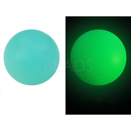 Round Luminous Silicone Beads LUMI-PW0004-009B-04-1