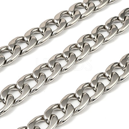 316 Surgical Stainless Steel Curb Chains CHS-H114-08A-P-1