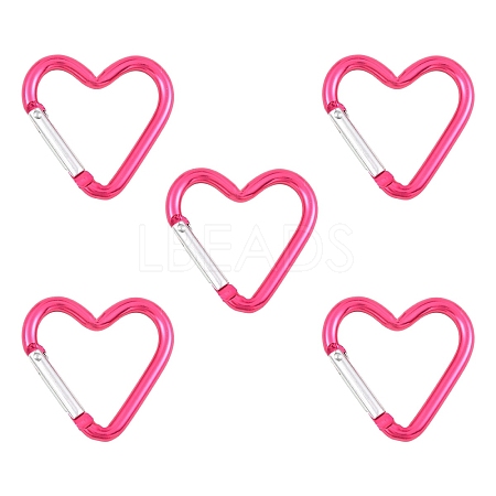 5Pcs Zinc Alloy Spring Gate Rings FIND-YW0010-59H-1