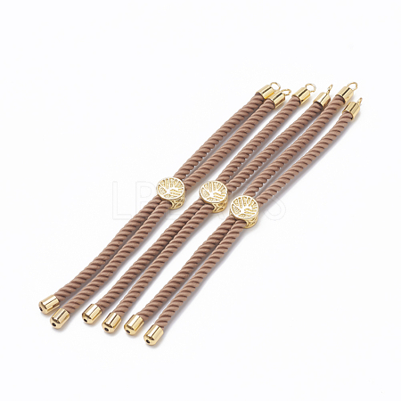 Nylon Twisted Cord Bracelet Making MAK-T003-11G-1
