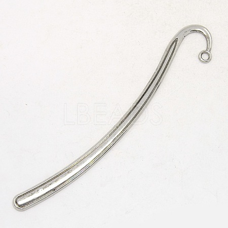 Antique Silver Tibetan Style Bookmark Findings X-TIBEP-PP007-AS-LF-1