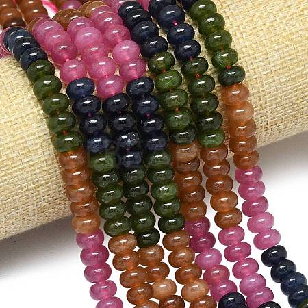 Natural Malaysia Jade Beads Strands G-B165-G01-5x8mm-13-1