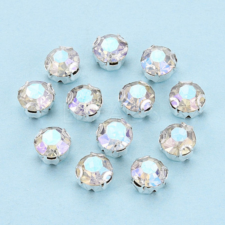 Sew on Rhinestone Montee Beads KK-T071-01C-01-1