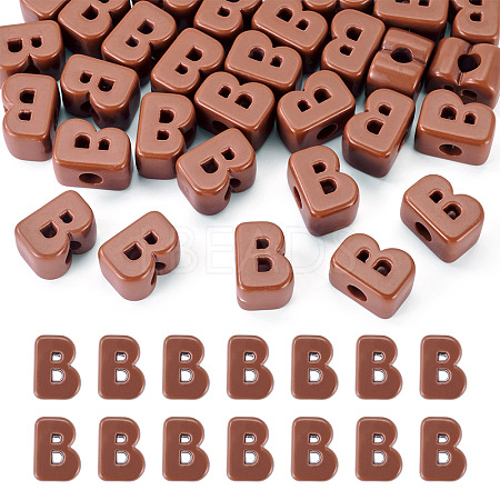 Opaque Acrylic European Beads OACR-TAC0019-006B-1